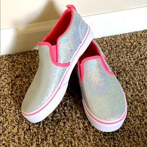Holographic Slip On Vans